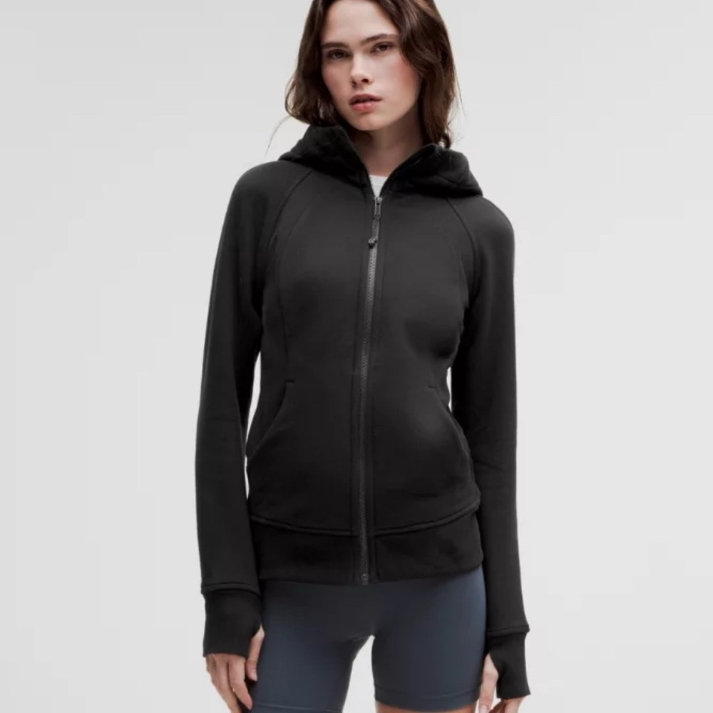 Lululemon Scuba Full Zip Hoodie Black NWT NEW size 0